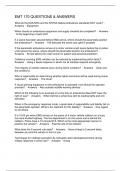 EMT 170 QUESTIONS & ANSWERS