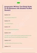 JUMPSTART    Questions with Detailed Verified Answers