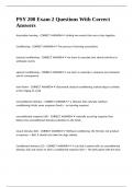PSY 200 Exam 2 Questions With Correct Answers&period;
