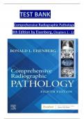 Comprehensive Radiographic Pathology &vert; Eisenberg 8th Edition &vert; Complete Test Bank &vert; Chapters 1&ndash;12 &vert; Imaging-Based Pathology Review