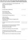 NMLS PRACTICE TEST EXAM QUESTIONS AND ANSWERS &lpar;WELL DETAILED AND VERIFIED ANSWERS&rpar; LATEST UPDATE 2024&sol;2025