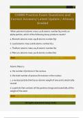 CHMM Practice Exam Questions and  Correct Answers&sol; Latest Update &sol; Already  Graded 