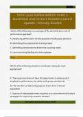 HRMN 3420  Questions and Correct Answers&sol; Latest Update &sol; Already Graded