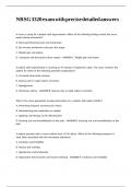 NRSG 3320 exam with precise detailed answers&period;