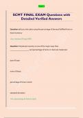 SCML Exam Questions with Detailed Verified Answers