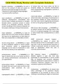 C836 WGU Study Review with Complete Solutions