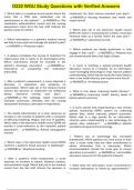 D220 WGU Study Questions with Verified Answers