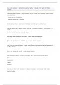 NU 185 EXAM 2 STUDY GUIDE WITH COMPLETE SOLUTIONS