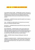 AWR-160&sol;AWR160 PACKAGED EXAMS&colon; QUESTIONS AND 100&percnt; VERIFIED ANSWERS