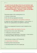 CAADC EXAM AND PRACTICE EXAM NEWEST 2025&sol; 2026  TEST BANK&vert; CERTIFIED ADVANCED ALCOHOL AND DRUG COUNSELOR CERTIFICATION EXAM PREP WITH COMPLETE 500 REAL EXAM QUESTIONS AND CORRECT DETAILED ANSWERS &lpar;VERIFIED  ANSWERS&rpar; ALREADY GRADED A&plus; &lpar;BRAND NEW&excl;&excl;&rpar;