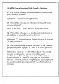 ALARM Course Questions With Complete Solutions