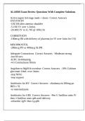 ALARM Exam Review Questions With Complete Solutions