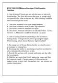 BSNC 5000 OB Midterm Questions With Complete Solutions