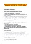 NEW &lpar;2025&sol;2026&rpar; FLORIDA ASSISTED LIVING FACILITIES EXAM REVIEW QUESTIONS AND ACCURATE ANSWERS