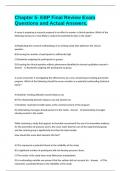 Chapter 5- EBP Final Review Exam Questions and Actual Answers&period;