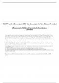 NR 537 Week 1 &vert; Self-Assessment of NLN Core Competencies for Nurse Educators Worksheet &vert; 2025 Update with complete solutions&period;