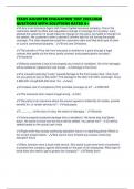 TEXAS ADJUSTER EVALUATION TEST 2025&sol;2026 QUESTIONS WITH SOLUTIONS RATED A&plus;