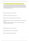 Jarvis - Physical exam and health assessment chapter 3 - questions and Answers Fully Solved 