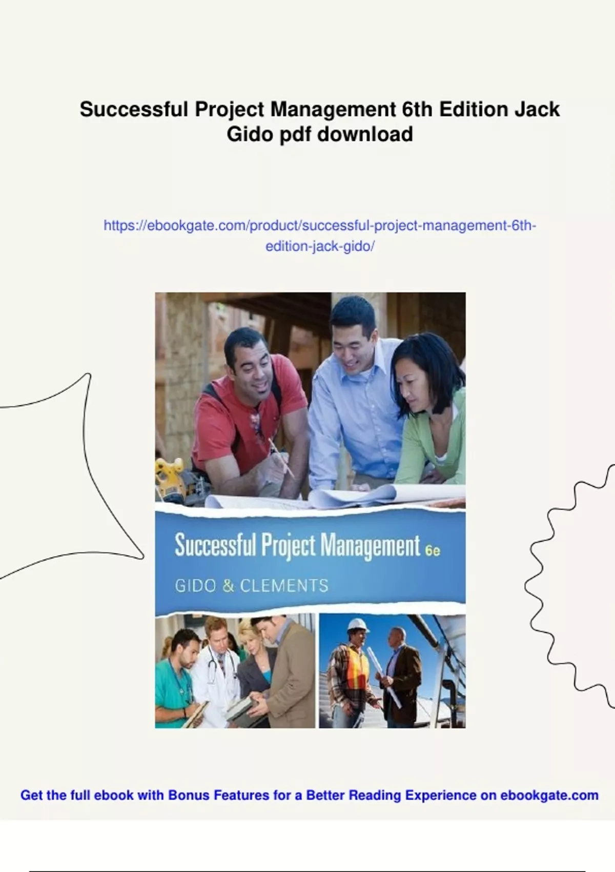 Summary Successful Project Management 6th Edition Jack Gido - Digital ...