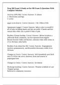 Nrsg 206 Exam 3 &lpar;Study set for OB Exam 3&rpar; Questions With Complete Solutions