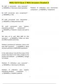 WGU D219 Quiz 2 With Answers Graded A