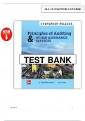 Principles of Auditing and Other Assurance Services &lpar;22nd Edition&comma; Whittington&rpar;  &ndash; Test Bank &ndash; All Chapters Covered