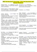 WGU Introduction to Sociology - C273 Test Questions with Answers Graded A