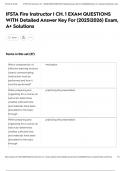 IFSTA Fire Instructor I CH&period; 1 EXAM QUESTIONS WITH Detailed Answer Key For &lpar;2025&vert;2026&rpar; Exam&comma; A&plus; Solutions
