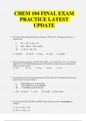 CHEM 104 Final Exam Practice &ndash; Comprehensive Review & Q&A LATEST &lpar;2025&rpar;