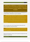 NSPN 7100  Questions and Correct Answers&sol; Latest Update &sol; Already Graded