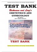  Beckmann and Ling's Obstetrics and Gynecology &lpar;9th Edition&rpar; &ndash; Test Bank with Answer Key &vert; Casanova &vert; Complete Exam Preparation Material