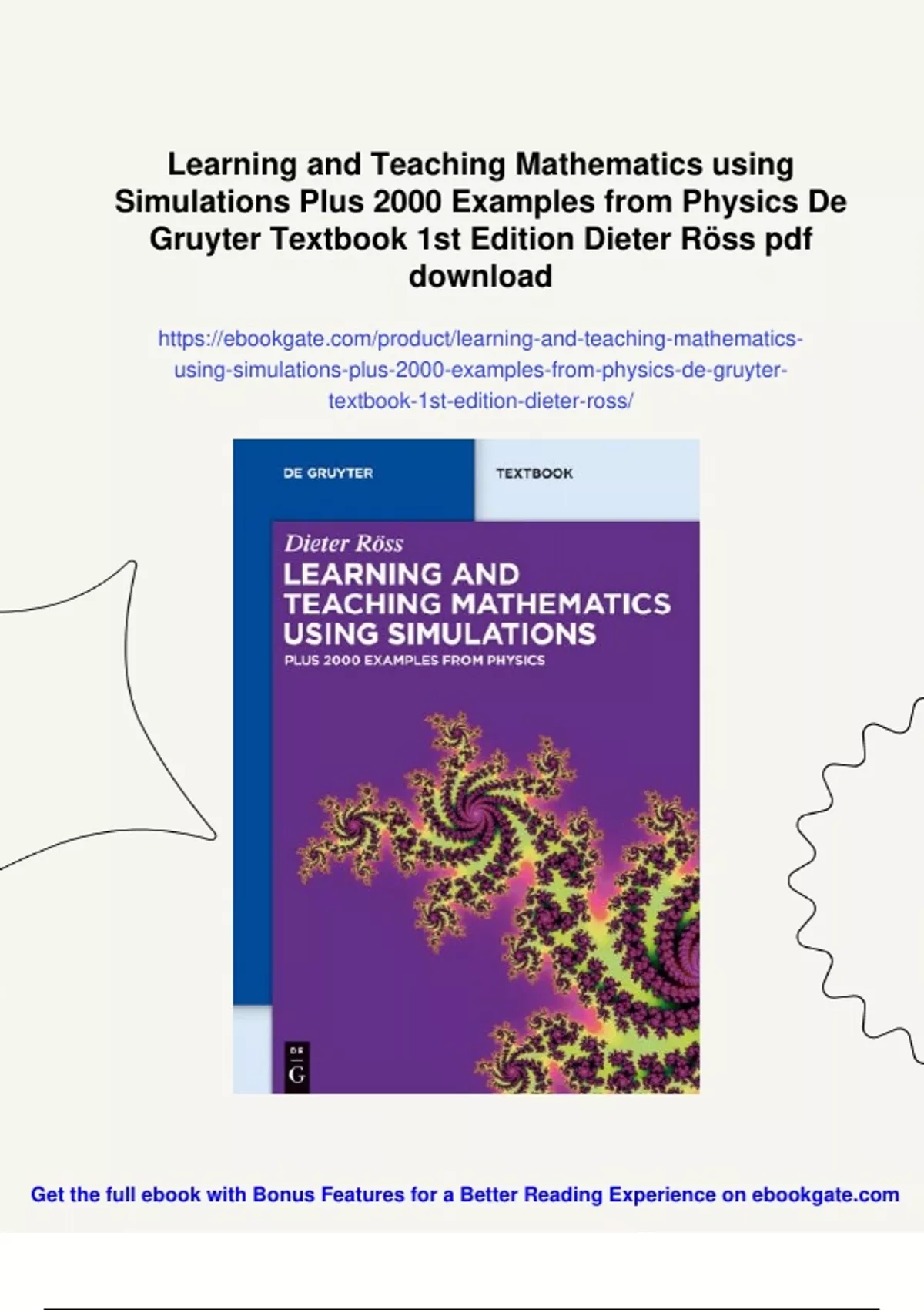 Summary Learning and Teaching Mathematics using Simulations Plus 2000 ...