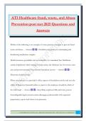   ATI Wellness and Self-Care Bundled Exams 2025 &vert;Questions and Answers &vert;100&percnt; Correct