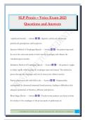 SLP Praxis &ndash; Voice Exam 2025 Questions and Answers