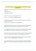 Active shooter Exam Questions and Verified Answers&sol;Accurate Solutions&vert; New Update  Already Graded A&plus; 