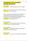 M&period; Fitzgerald-s Nurse Practitioner Questions And Answers&period;docx