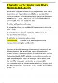 Fitzgerald&semi; Cardiovascular Exam Review Questions And Answers&period;docx