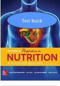 Test Bank for Wardlaw&rsquo;s Perspectives in Nutrition&colon; A Functional Approach&comma; 2nd Edition by Byrd‑Bredbenner&comma; Moe&comma; Berning & Kelley &ndash; Verified Q&A Guide