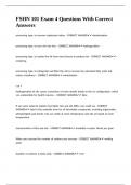 FSHN 101 Exam 4 Questions With Correct Answers&period;