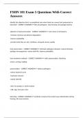 FSHN 101 Exam 5 Questions With Correct Answers&period;