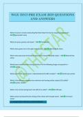 WGU D313 PRE EXAM 2025 QUESTIONS AND ANSWERS