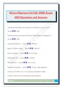 Driver&sol;Operator 1A CAL FIRE Exam 2025 Questions and Answers