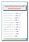 CalFire FAE Study Guide Exam 2025 Questions and Answers