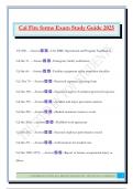 Cal Fire forms Exam Study Guide 2025
