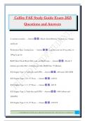 Calfire FAE Study Guide Exam 2025 Questions and Answers