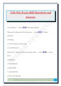Calfire Exam Bundle 2025 &vert;Questions and Answers &vert;100&percnt; Pass Assured 