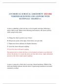 ATI MEDICAL SURGICAL ASSESSMENT  2025-2026 VERIFIED QUESTIONS AND ANSWERS WITH RATIONALE  GRADED A&plus; 
