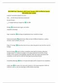 BUSI 4940 Test 1 Questions with Correct Answers 100&percnt; Verified by Experts&vert;  2025&sol;2026 Latest Update 