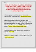 NRSG 421 PEDIATRICS FINAL EXAM 2025 ACTUAL  EXAM COMPLETE ACCURATE EXAM QUESTIONS  WITH DETAILED VERIFIED ANSWERS &lpar;100&percnt;  CORRECT ANSWERS&rpar; &sol;ALREADY GRADED A&plus;&sol;  GUARANTEED PASS&excl;&excl;&excl;
