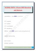 NCIDQ&colon; IDFX -3 Exam 2025 Questions and Answers